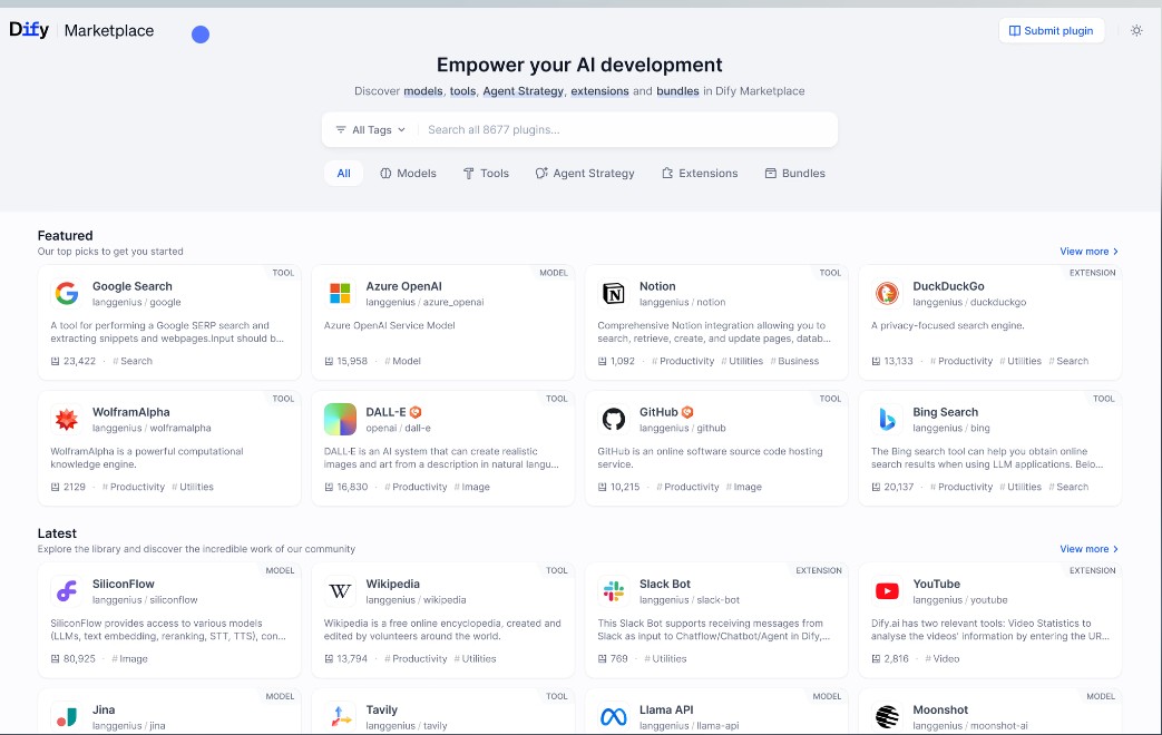 Dify是一款强大的企业级Agentic AI解决方案开发平台,提供从构思、开发到部署、监控的完整AI应用基础设施。支持RAG pipeline、丰富集成及可观测性,帮助团队快速构建生产级AI应用。